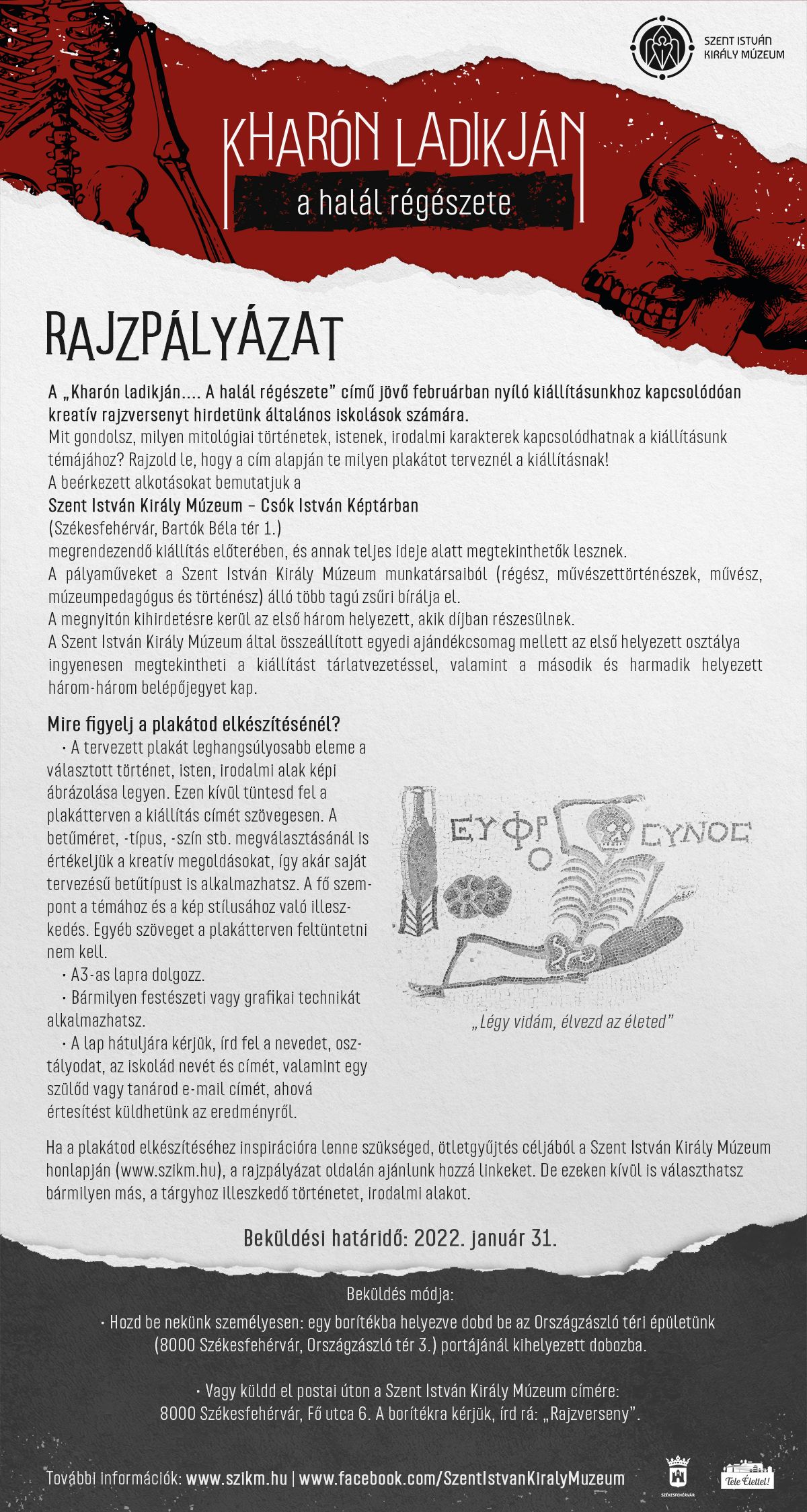 „Kharón ladikján…” - Kreatív rajzpályázatot hirdetett általános iskolásoknak a múzeum